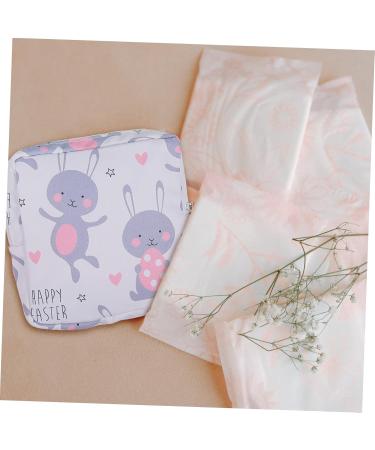 3-Piece Healeved Outdoor Storage Bag Set | Mini Cosmetic & Menstrual Organizer | Portable Pocket Cotton Bag 13x13x3cm - Buy Online on GoSupps.com