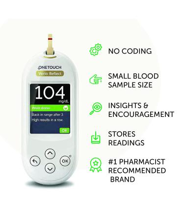 OneTouch Blood Sugar Test Kit | Glucose Meter, Lancets, Test Strips & Case | Diabetes Testing Kit - Buy Online on GoSupps.com