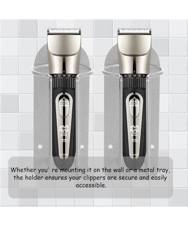 Clipper Stand | Hair Clipper Storage & Organizer Rack | Stainless Steel Trimmer Hanger - Buy Online on GoSupps.com