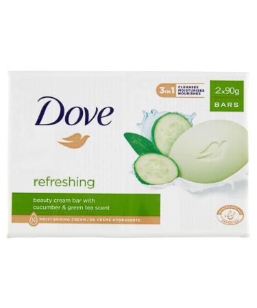 Dove Dove Solid Soap 2x90 G Refreshing