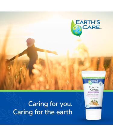 Buy Earth's Care Eczema Cream - Natural Colloidal Oatmeal Treatment for Adults & Kids - 9 Moisturizers - 2.4 OZ - Fast International Shipping - Buy Online on GoSupps.com
