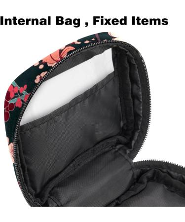 Women's Binding Pocket Flower Pattern Bags | Tampon Storage & Zip Pockets - Multi08 - Buy Online on GoSupps.com