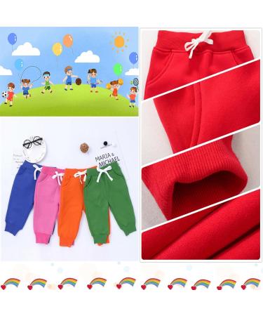 CuteOn Unisex Kids Red Elastic Waist Cotton Warm Trousers | 1-5 Years - Buy Online on GoSupps.com