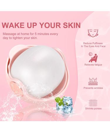 Portable Ice Roller for Face & Eyes - Pink Face Massager for Puffiness & Pain Relief | Women's Skincare Gift - Buy Online on GoSupps.com