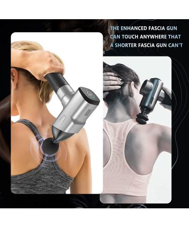 ORIbox Massage Gun Thorer - Deep Tissue Percussion Muscle Massager for Athletes - Silver - Buy Online on GoSupps.com