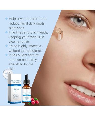 Glutathione Serum with Alpha-Arbutin Vitamin C & Niacinamide - Face Serum for Even Skin Tone Helps Improve Appearance of Dark Spots & Pigmentation Lightweight Formula for All Skin Types 1 fl oz - Buy Online on GoSupps.com
