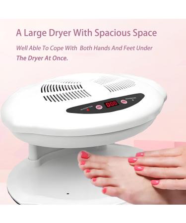 JOSBES 400 Watt Air Nail Polish Dryer Nail Fan Nail Varnish Dryer Intelligent Auto Sensor Hot and Cold Air Nail Polish Drying Fan Home Salon Manicure Tool for Hands and Feet - Buy Online on GoSupps.com