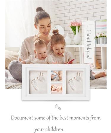 Shop Tenquan Baby Handprint & Footprint Kit - Wooden Frame & Plaster Casting Set | Perfect Gift for Newborns & Babies - International Shipping Available - Buy Online on GoSupps.com