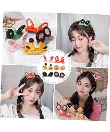 FRCOLOR 3 Sets of 6 Knitted Duckbill Hair Clips Hair Clips Hair Clip for Girls Dart Disc Children's Hair Pin Hair Clip Tiara Headdress for Children Hair Clips Frog - Buy Online on GoSupps.com