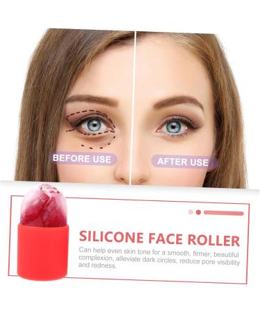 Buy Balacoo Silicone Ice Face Roller & Eye Massager - Ice Roller Holder & Molds for Radiant Skin - Beauty Facial Massager 11x5.5 CM Red - International Shipping Available - Buy Online on GoSupps.com