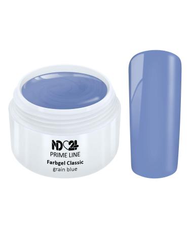 Prime Line - Color Uv Gel Led Color Gel Grain Blue Blue - Made in Germany - 5ml