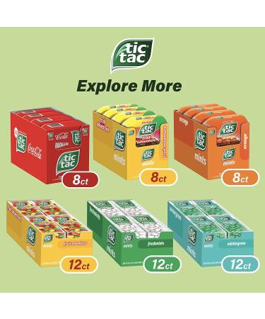 Tic Tac Freshmint Breath Mints 1oz 12 Pack - Perfect for Halloween Party Favors - Buy Online on GoSupps.com