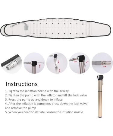 Fuerdich Inflatable Waist Protection Traction Belt PU L - Ultimate Comfort & Support for All Activities | International Shipping Available - Buy Online on GoSupps.com