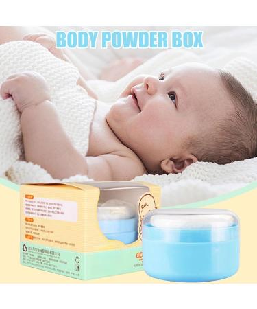 R cipient en poudre r cipient de poudre pour b b avec bouff e Rangement de saupoudrage portable | R cipient de support avec bouff e id al pour le talc le bain et la poudre l che - Buy Online on GoSupps.com