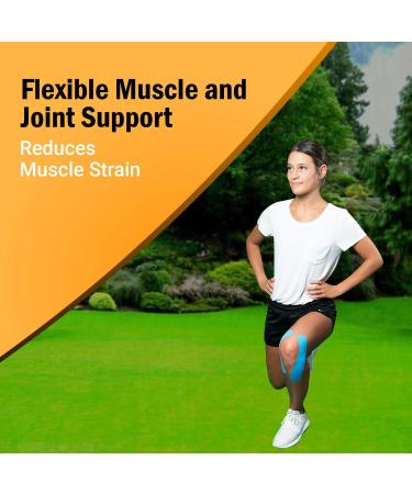 XFlex K Tape Waterproof Elastic Uncut Roll - 2" x 16 ft 4-Way Stretch Physio Tape for Sports Training & Physical Therapy - Pro Kinesiology Tape (Black) - International Shipping Available - Buy Online on GoSupps.com