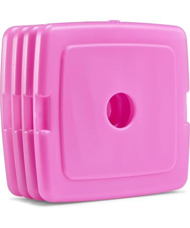 Fit + Fresh Cool Coolers 4PK - Reusable Slim Ice Packs in Purple Solid | Ideal for Lunch Boxes, Camping, Beach Cooler Backpacks, and More - Buy Online on GoSupps.com