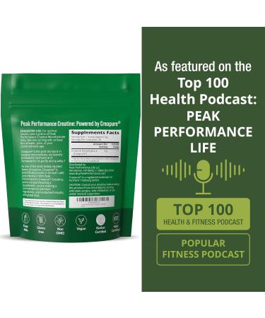 Creapure Creatine Monohydrate Powder. Ultra High Purity German Made Creatine with Nothing Else Added at All. Pure and Unflavored for Men & Women. Zero Bloating No Sugar Vegan Friendly Supplement - Buy Online on GoSupps.com