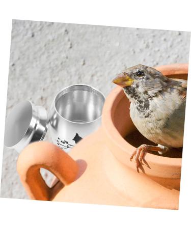 BESPORTBLE 5pcs Parrot Urn Pet Keepsake Urns Urn for Parrot Ashes Urns for Parrot Cat Urns Stainless Steel 4.00X3.00X3.00CMx5pcs Silverx5pcs - Buy Online on GoSupps.com