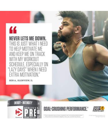 Dymatize Athlete's Pre Pre-Workout - Orange Pineapple 7.05 oz (200 g) | Boost Energy & Performance - Buy Online on GoSupps.com
