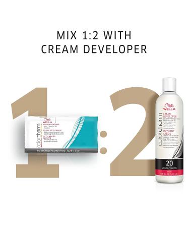 WELLA Colorcharm Powder Hair Lightener 1.1 oz - Professional Hair Bleaching Packet - Buy Online on GoSupps.com