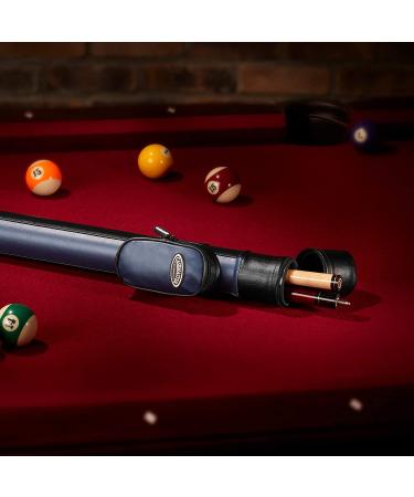 Casemaster Q-Vault Supreme Billiard/Pool Cue Hard Case - Blue | Holds 1 Complete 2-Piece Cue - Buy Online on GoSupps.com