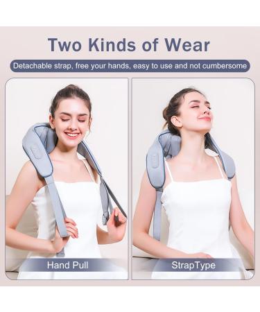 Shiatsu 4D Neck Massage Device with Heat - Perfect for Home & Office | Ideal Gifts for Men & Women - Buy Online on GoSupps.com