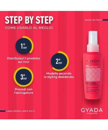 Gyada Cosmetics Srl GYADA COSMETICS Light leavein modeling curly hair without rinsing restructuring and moisturizing lymph base of vine and rice water 125 ml - Buy Online on GoSupps.com