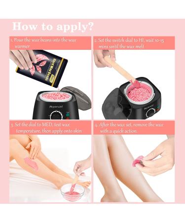 300g Painless Hard Wax Beads for Hair Removal - Full Body Brazilian Bikini Wax with Applicators - At-Home Waxing for Face, Eyebrow, Legs, Underarms, Back, Chest - Perfect Refill Option - Buy Online on GoSupps.com