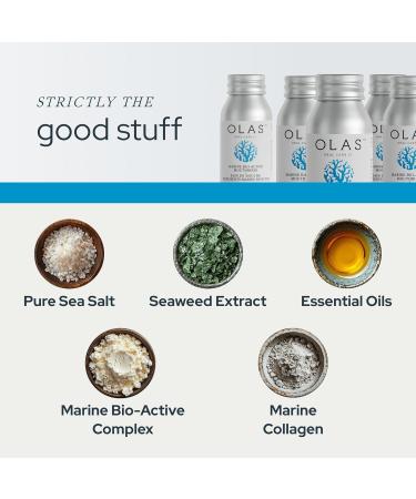 Olas Alcohol Free Mouthwash & Oral Rinse - Marine Bio-Active Mouth Rinse with Essential Oils & Antioxidants for a Healthy Oral Microbiome - Fluoride Free Natural Mouthwash (3 Count 1 Fl Oz Each) - Buy Online on GoSupps.com