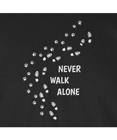 Shirtracer Women's Shirt - Never Walk Alone Paw Prints Gift for Dog Owners - Size XL - Buy Online on GoSupps.com