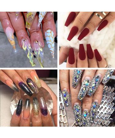 1000PCS Curved Long Coffin Nail Tips - Half Cover Ballerina Fake Nails for DIY Mani-Pedi | 10 Sizes - Perfect for Nail Studios - Buy Online on GoSupps.com