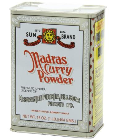 Sun Brand Madras Curry Powder, 1 Pound (Pack of 1)