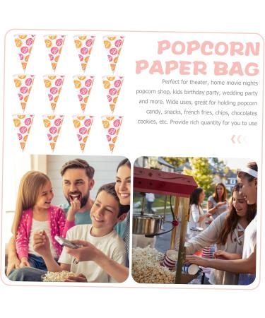 Healeved 250 Pcs Popcorn Bag Cone Treat Bags Cone Shaped Bags Popcorn Cones Bags Cookies Bags Party Gift Pastry Bags Mini Gift Bags for Favors Christmas Cone Bags Paper Wedding Candy Child - Buy Online on GoSupps.com