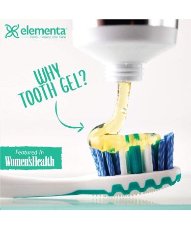 Elementa Silver TOOTHGEL Wintermint Flavor - Nano Silver 5 in 1 Teeth Whitening Gel 4 Fl oz | Dentist Formulated, All Natural, Professional Whitening Toothgel - Kills Bacteria and Whitens Teeth - Buy Online on GoSupps.com