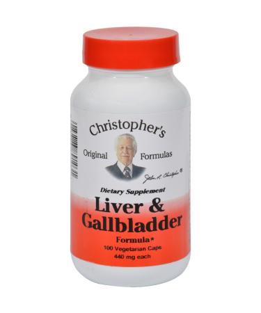 Dr. Christopher's Original Formulas Liver and Gall Bladder Formula Capsules, 100 Count (Pack of 2)