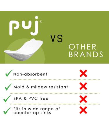 Puj Flyte Compact Infant Bathtub - Stylish Baby Bath Essential for Newborns and Infants | Home and Travel Friendly | 23.5 x 10.51 x 1.5 inches, White - Buy Online on GoSupps.com