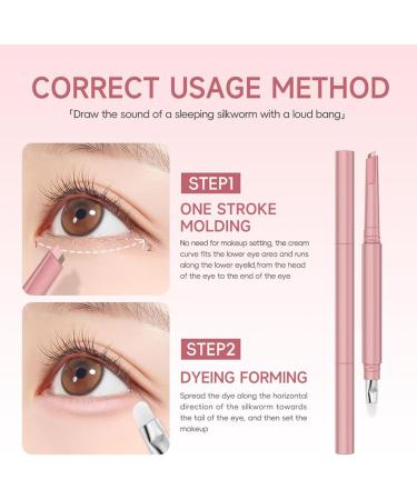  Hailerio Lightening Eye Cream Double Tip Eye Pencil Double Tip Makeup Pen for Travel Face - Buy Online on GoSupps.com
