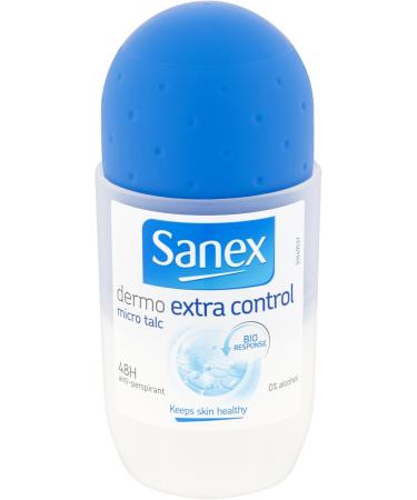  Sanex 6x Sanex Deodorant Roller Dermo Extra Control 50 ml - Multipack - Buy Online on GoSupps.com