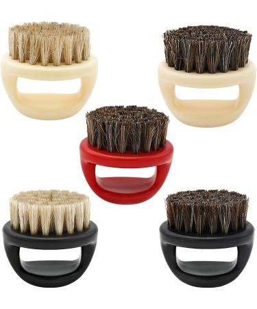 Professional Men's Beard Care Brush Bristles With Ergonomic Handle Comforable Mustache Grooming Tool Black Handle Black H - Buy Online on GoSupps.com