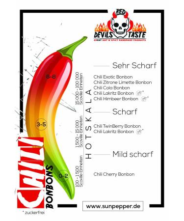 Buy Sugar-Free Chili Cola Bonbons - Extra Hot Cola Balls 200g | RED DEVILS TASTE - Cola Lemon Strawberry Caramel - Buy Online on GoSupps.com