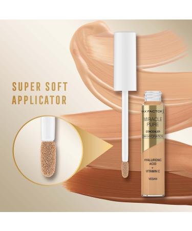 Max Factor Miracle Pure Concealer - Vitamin C & Hyaluronic Acid - Shade 02 - Buy Online on GoSupps.com