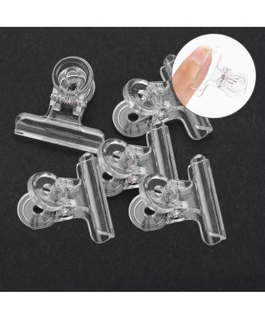 50pcs C Curve Nail Extension Clips - Multi-Functional Plastic Nail Art Accessories | Curve Nail Pinching Tool for Perfect Manicures - Buy Online on GoSupps.com