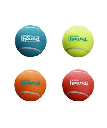 Outward Hound Squeaker Ballz Fetch Dog Toy Small- 4 Pack Small (4-pack)