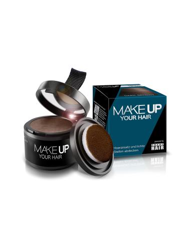 Cover hair base powder in dark brown (4G) - hair powder for fast & invisible concealing the approach hair sealing & covering gray hair - wind and waterproof - Buy Online on GoSupps.com