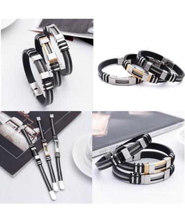Shop AQWAL OVEAULDGO APUS ION Therapeutic Lymph Node Titan Bracelet Pro - 3PCs for Blood Pressure Support - Buy Online on GoSupps.com