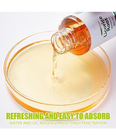 Povanjer Licorice Root Facial Oil 338 fl oz Licorice Root Essential Extract Oil for Hydration White Facial Oil with Moisturizing and Whitening Action - Buy Online on GoSupps.com