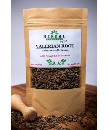 Valerian Tea Dried Loose Cut Root /Sleep Nervous Calm Relax - Valeriana officinalis - Herbal Remedies by J. - Kozlek lekarski