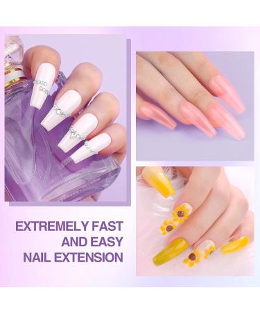 Saviland Medium Coffin Gel Nail Tips 360 PCS - Pre-shaped Clear False Nails for Acrylic Extensions - 15 Sizes - Nail Salon Manicure Gift - Buy Online on GoSupps.com