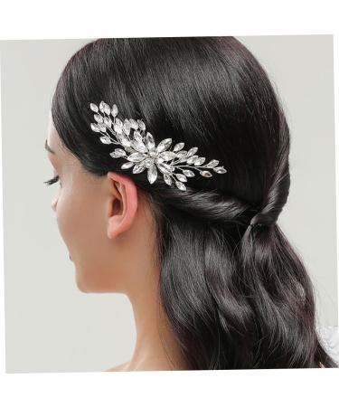 Didiseaon hair European and American headgear manual crystal modeling Accessories rhinestones Metal decorate Hair piece wedding bride comb accessories hairpin hair comb Miss - Buy Online on GoSupps.com