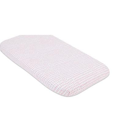 Ely's & Co. Waterproof Bassinet Sheet 2 Pack - Mauve Pink Splash & Stripes - 32x16x3 - Baby Girl - Buy Online on GoSupps.com